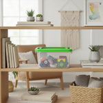Caja De Plastico Organizadora 14 Litrs Con Broche Vitalplast