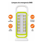 Lampara De Emergencia Luz De Mano Recargable Corte De Luz Blanco
