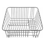Seca Plato Platera Porta Loza Escurridor Plato Alto Metalico Gris