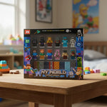 Set 24 Minifiguras Minecraft Bloques Construcción Magnéticos 24 Minecraf