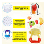 Chupete De Silicona Para Frutas Bebés Alimentador Antiahogo