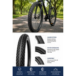 Neumatico Bicicleta Aro 26 X 1.75 Liso Plegable Respuesto