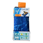 Manta Refrescante De Gel Frio Para Mascotas Talla Md 50x65cm Azul Alfombra Refrescante