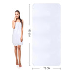 X6 Toalla De Baño Algodon Blanca Grande Para Cuerpo 130x72cm Blanco Toalla De Ducha