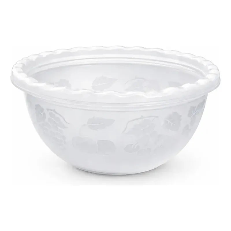 Ensaladera Bowl Redondo Plastico Recipiente Multiuso 1,9lts Transparente
