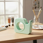 Porta Scotch Dispensador De Cinta Adhesiva Escritorio Verde Pastel
