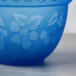 X2 Recipiente Ensalada Bowl Redondo Plastico Multiuso 1.5lts Azul