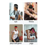 Set De Banda + Muñequera Deportiva Absorbente Sudor Unisex