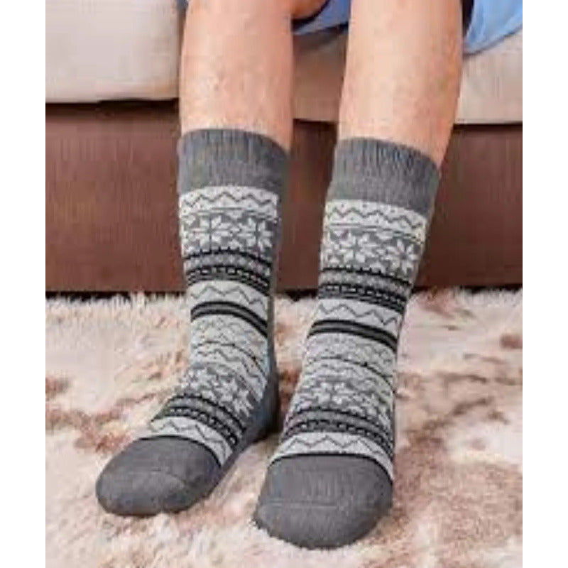 2 Pares Medias Calcetines De Invierno Chiporro Frio Térmicas Variados Variado 38-43