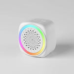Maquina Cubo Ruido Blanco Con Luz Para Relajar Recargable Blanco