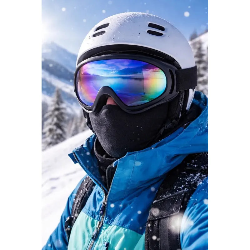 Antiparra De Nieve Lentes Para Ski Y Snowboard Gafas Esquiar Negro Amarillo