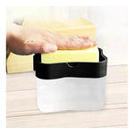 Caja Dispensadora De Jabón Líquido + Esponja Cocina Lavaloza