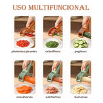 Rebanador Manual De Frutas Y Verduras De Acero Inoxidable