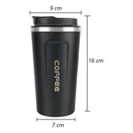 Vaso Taza De Café Térmico Acero Inoxidable Tapa Digital