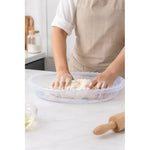 Ensaladera De Plastico Ovalada Recipiente Multiuso 3 Litros Transparente