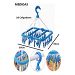 X2 Colgador Gancho De Plastico Para Colgar Ropa Interior