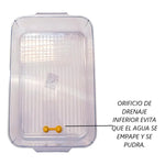Organizador Bandeja De Acrilico Para Refrigerador Multiusos Transparente Acrilica