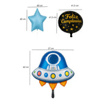 Pack De 5 Globos  Diferentes Diseños Infantil Decoración