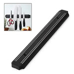 Barra Magnética Imán 33cm Cuchillos Utensilios Herramientas Negro