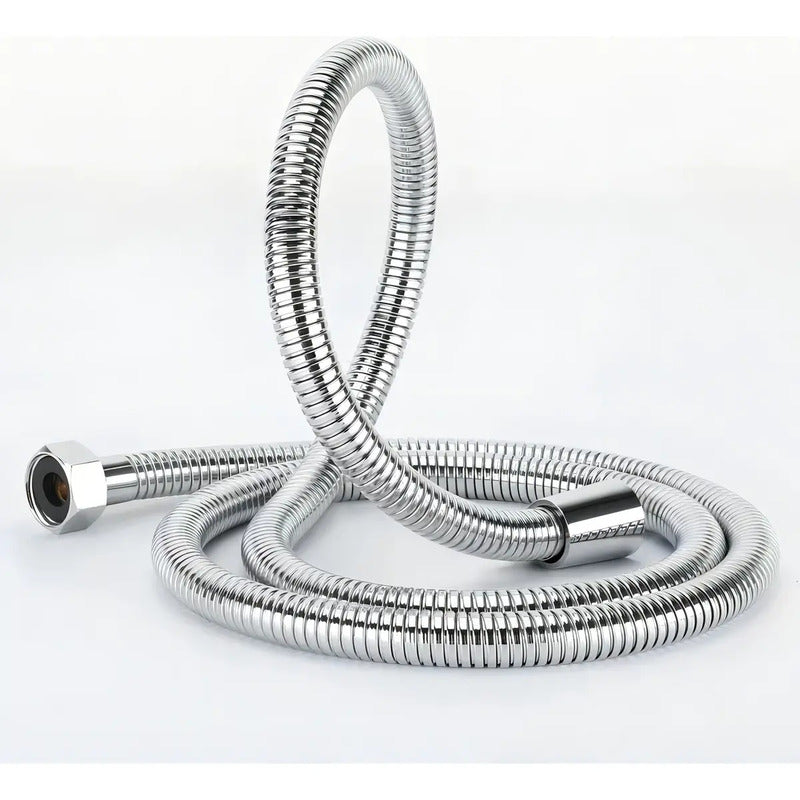 Manguera Ducha Flexible 2m Metal Cromado Plateado