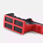 Afilador De Cuchillos Manual 3 Etapas Portátil Negro-rojo X2