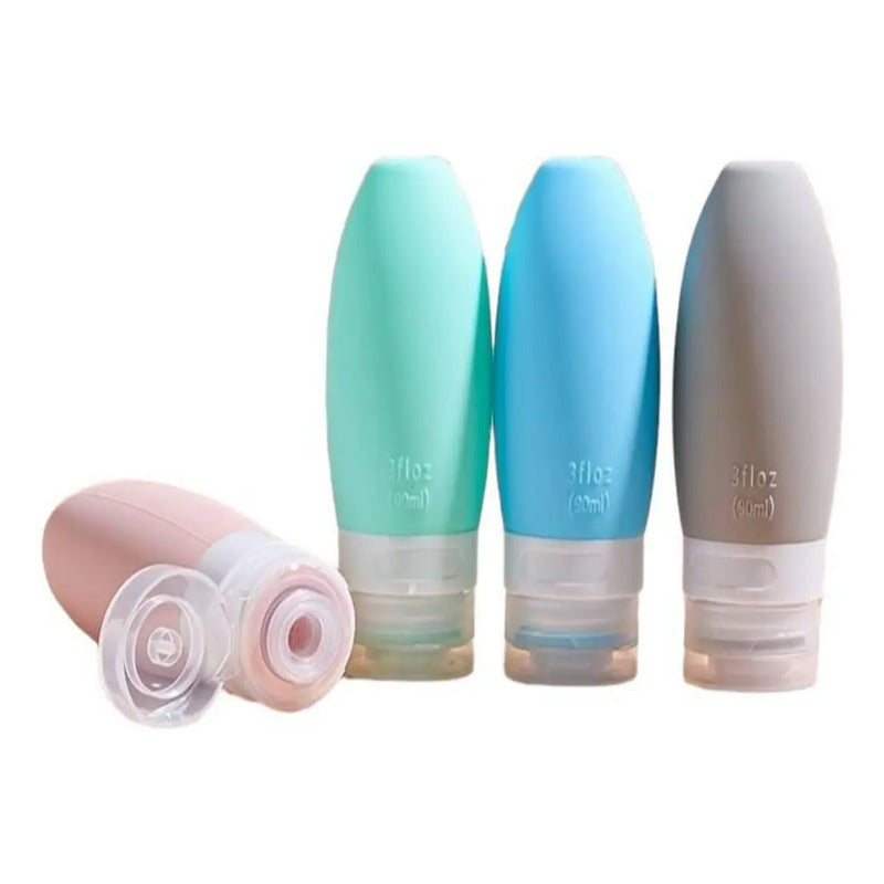 X8 Botellas De Viaje De Silicona Dispensadores Vacíos  Varios