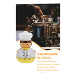 Temporizador De Cocina A Cuerda 60 Mints Cuenta Regresiva
