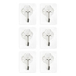 Ganchos De Pared Autoadhesivo Multiuso Colgador 6 Piezas