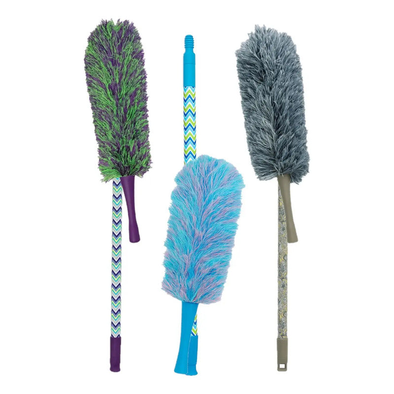 Plumero Retractil Limpiador Polvo Extensible Mango 70-120cm Variado