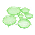 6 Tapas Silicona Extensible Anti Escurrimientos Sellado