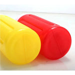 De 4 Dispensadores Para Salsa 20 Cm Color Rojo Amarillo