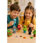 Set 6 Figuras Minecraft Figuras De Acción Para Armar 12 Accion