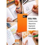 Pack X10 Cuadernos Collage 7mm 80 Hojas Hici Multicolor Variados
