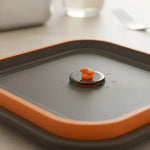 X2 Recipiente Acero Inoxidable Con Tapa Reutilizable 500 Ml Plateado