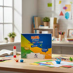 Carpeta De Papel Lustre 12 Laminas Colores Surtidos 37x26