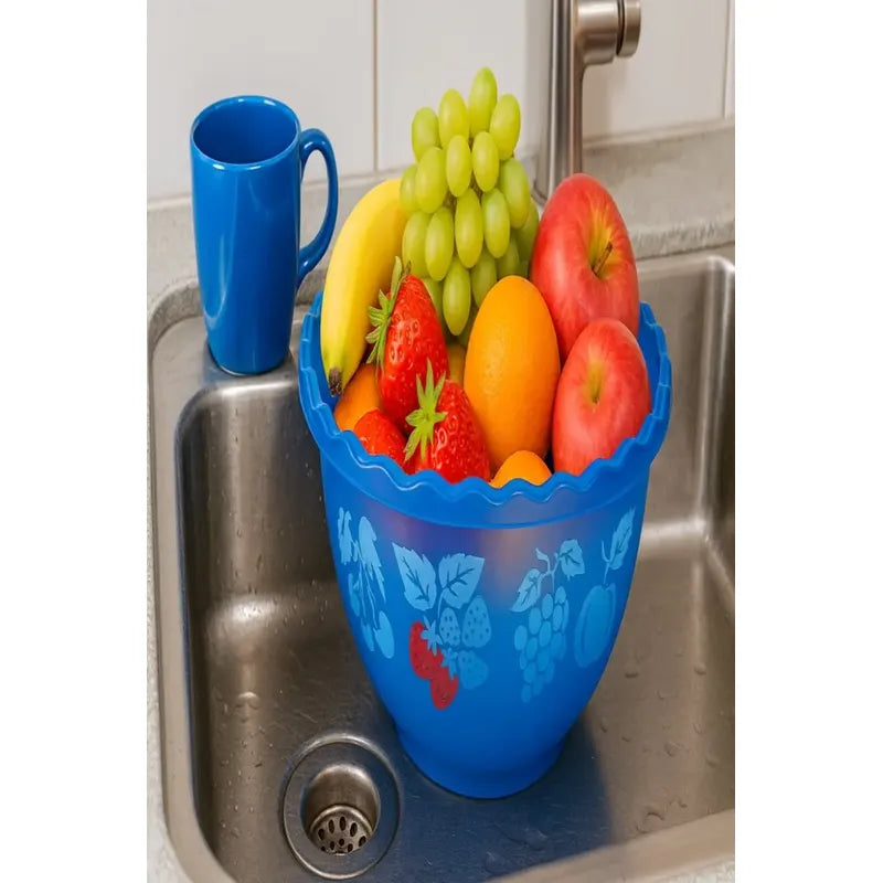 X1 Bowl Ensaladera De Plastico Recipiente Multiuso De 9lits