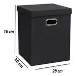 X2 Caja Organizadora Con Tapa De Tela Plegable Pequeña