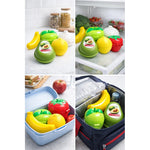 5 Contenedores Conservación Frutas Verduras Refrigerador Set