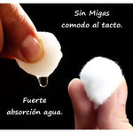 100 Bolas De Algodón, Absorbentes, Para Desmaquillarse