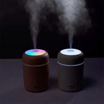Difusor Aroma Luz Led 300 Ml Humificador Aceites En Aire Color Blanco