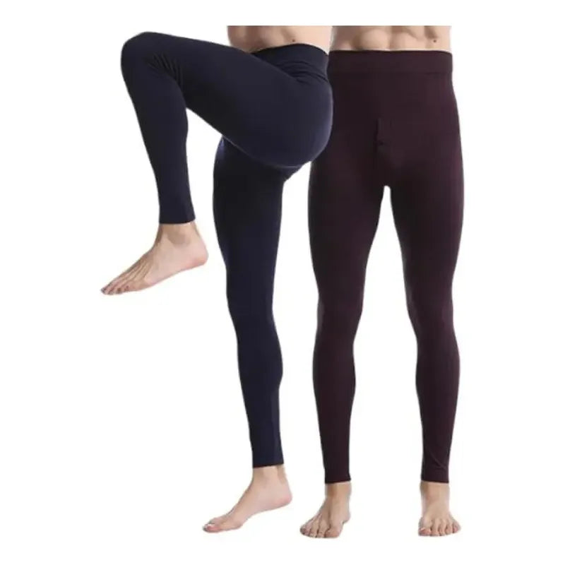 X3 Calza Invierno Hombre Primera Térmico Polar Chiporro   Azul-negro-gris Lisa Unica