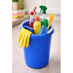 Balde Plastico Con Manilla Resistente Y Practico 10 Litros Azul
