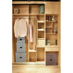 X2 Caja Organizadora Con Tapa De Tela Plegable Mediana