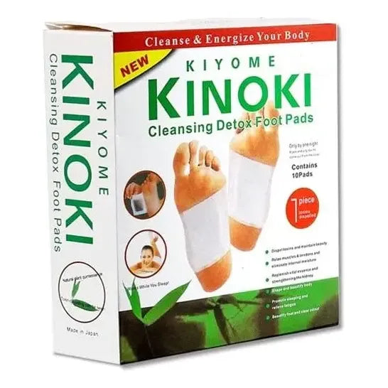 10 Parches Detox Desintoxicantes Para Pies Cuidado Corporal. Menta