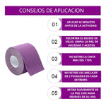 Pack 3 Kinesio Tape Cinta Kinesiológica Kinesiotape 5 X 5 Cm Varios