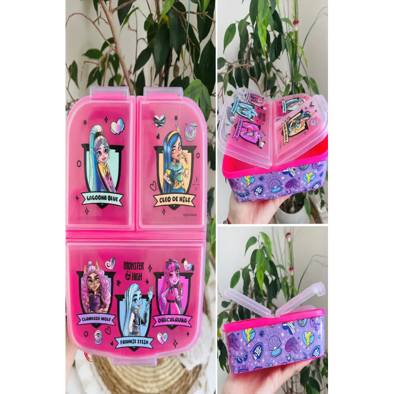 Hermetico Monster High Contenedor Sandwichera Multiple