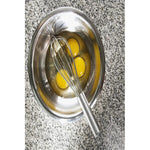 X2 Bol De Acero Inoxidable De 25 Cm Capacidad Para 2 Litros Plateado