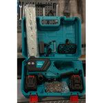 Motosierra Electrica Tasbel Inalambrica Portatil A Bateria Azul Petróleo