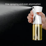 Rociador De Aceite Aceitero Spray Alcuza Vinagre Limon 200ml Blanco