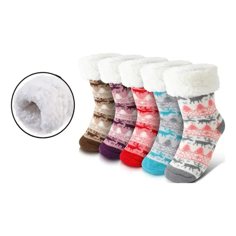 X4 Calcetines De Invierno Para Bebes Chiporro Frio Térmicas